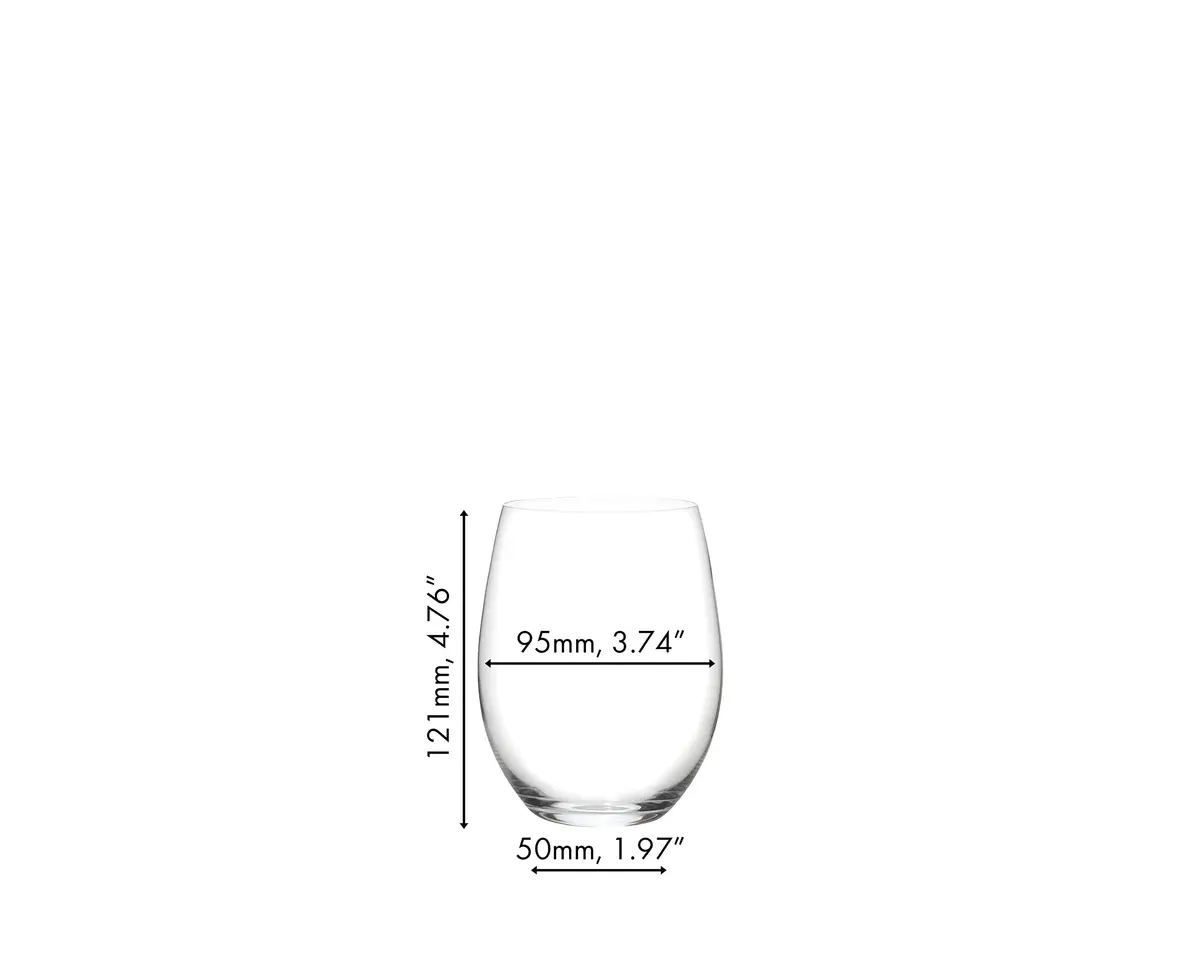 Riedel O Wine Tumbler Cabernet/Merlot Glass 21.87oz | Space-Saving, Dishwasher Safe - view 4