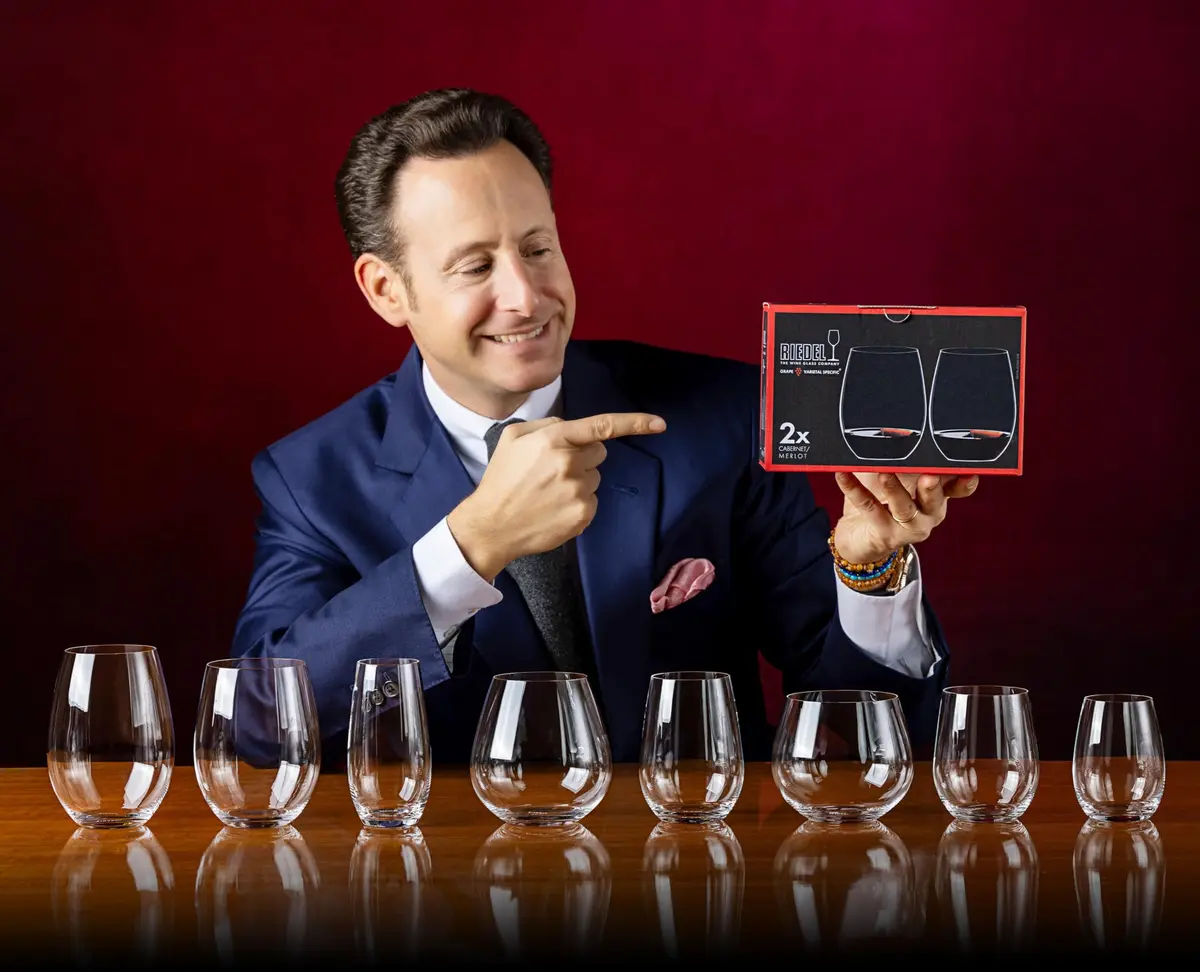 Riedel O Wine Tumbler Cabernet/Merlot Glass 21.87oz | Space-Saving, Dishwasher Safe - view 6