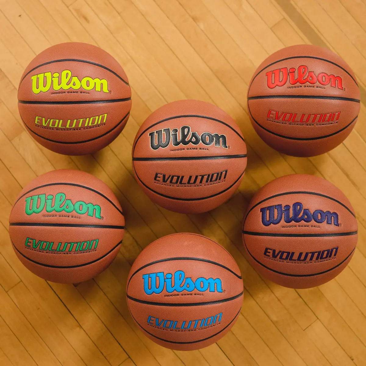Wilson Evolution Indoor Game Basketball, Size 6 (28.5") | NFHS Approved - view 4