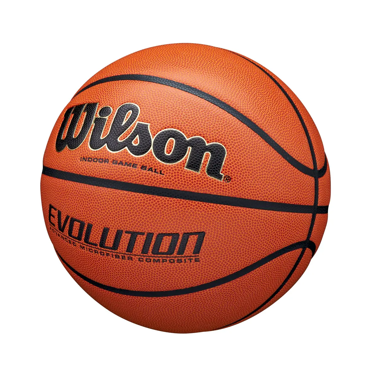 Wilson Evolution Indoor Game Basketball, Size 6 (28.5") | NFHS Approved - view 2