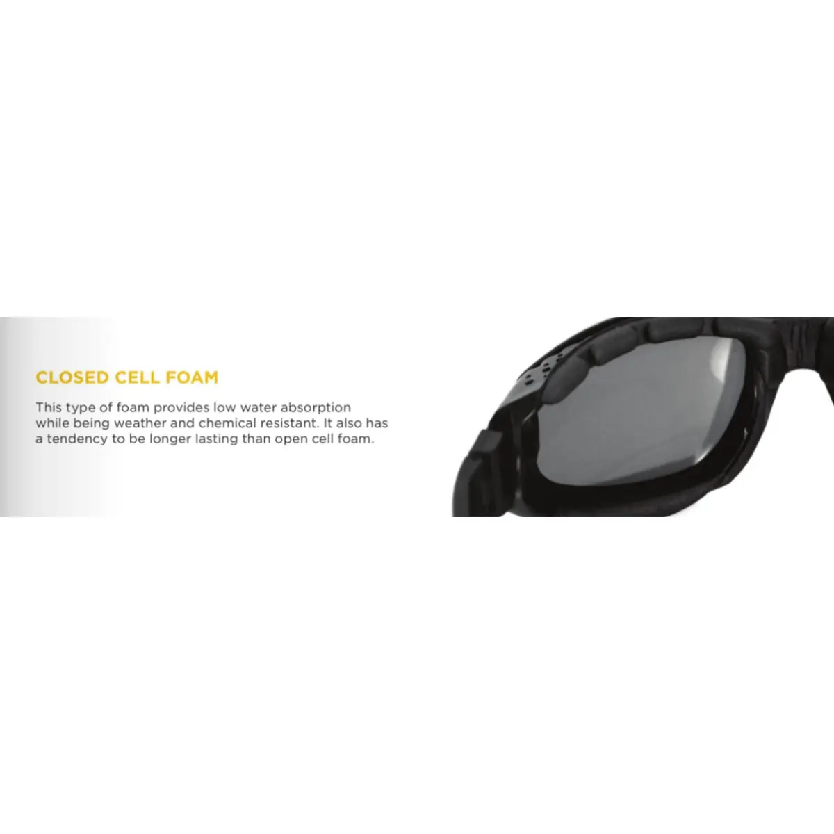 Bobster GXR ® Safety Glasses with Amber Lens | Anti-Fog, UV Protection, Water Float - view 4