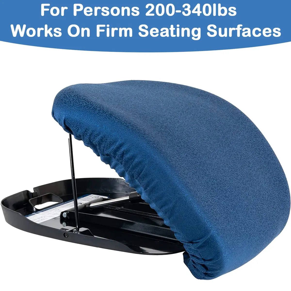 Carex Upeasy Seat Assist Plus | Portable Self-Powered Lifting Seat Cushion Supports 340 lbs - view 2