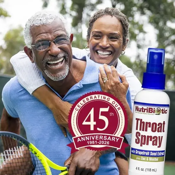 NutriBiotic Throat Spray with GSE, Zinc & Menthol 118ml (4 Fl Oz) | Soothing Sore Throat Support - view 6