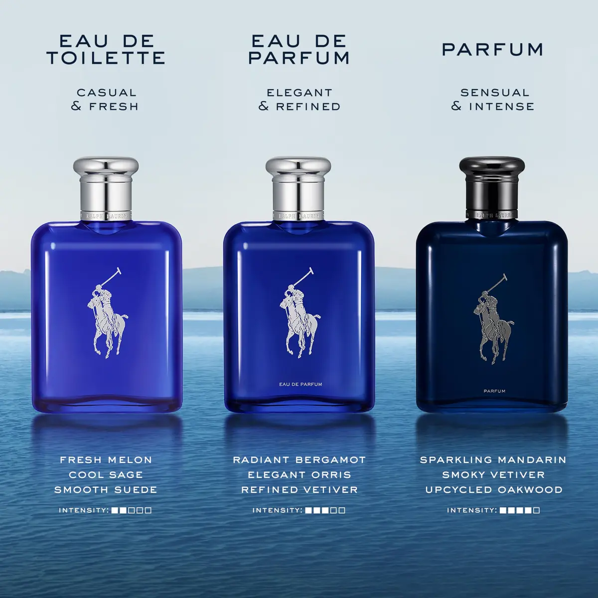 Ralph Lauren Polo Blue Eau de Toilette 2.5 Fl Oz | Fresh Aquatic Fragrance for Men - view 5