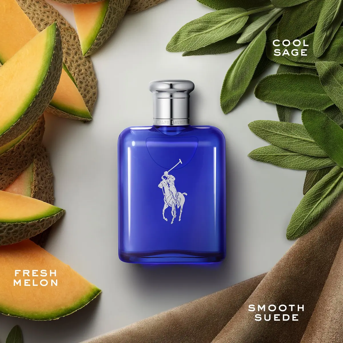 Ralph Lauren Polo Blue Eau de Toilette 2.5 Fl Oz | Fresh Aquatic Fragrance for Men - view 2