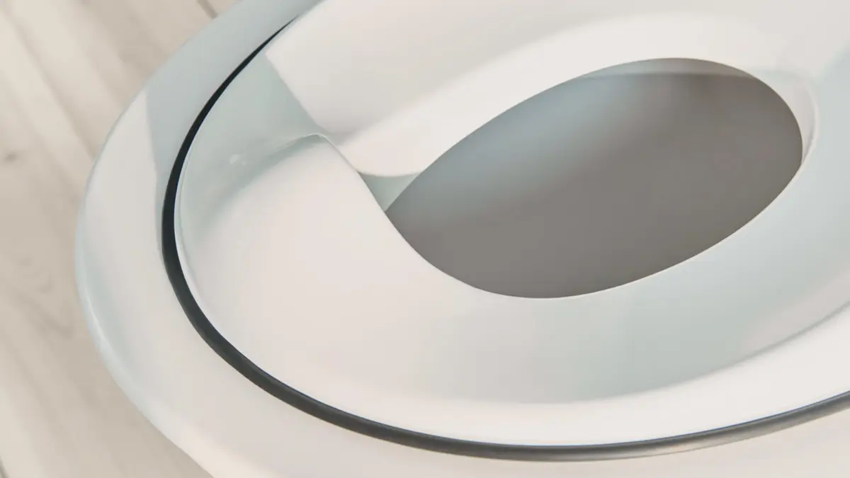 BabyBjörn Toilet Trainer - White/Black | Secure, BPA-Free, Adjustable Fit (11.5x14x3.5 Inch) - view 4