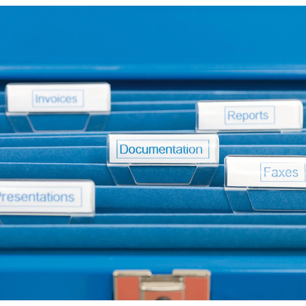 DYMO D1 Standard Labelling Tape 12mm (0.47 in) x 7m - Blue on White | Compatible with LabelManager Series - view 8