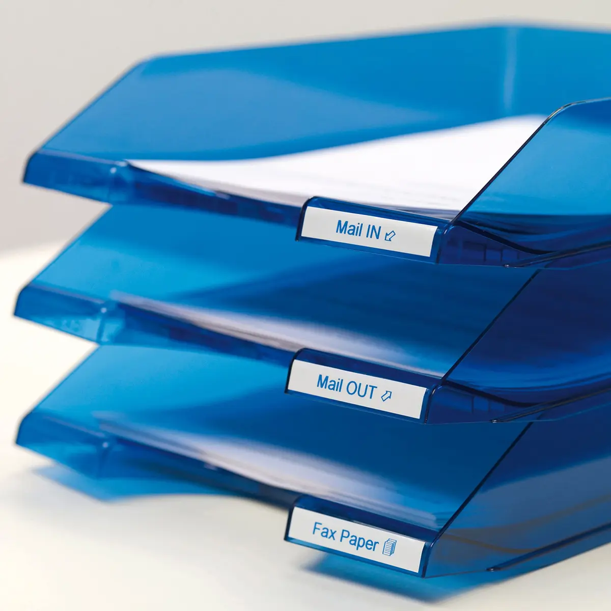 DYMO D1 Standard Labelling Tape 12mm (0.47 in) x 7m - Blue on White | Compatible with LabelManager Series - view 9