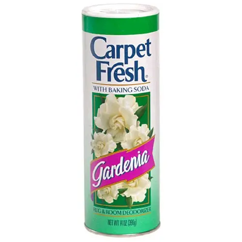 Carpet Fresh Rug and Room Deodorizer with Baking Soda, Gardenia Fragrance, 168 oz (12 x 14 oz) | Concentrated Formula Textile Deodorizer - view 2