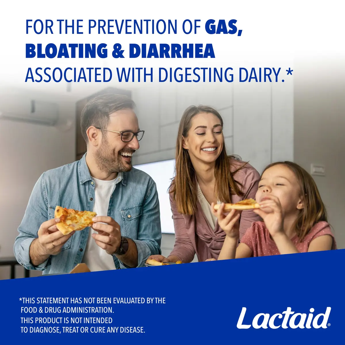 Lactaid Fast Act Lactose Intolerance Relief Caplets, 60 Count | Dairy Digestive Support for India - view 3