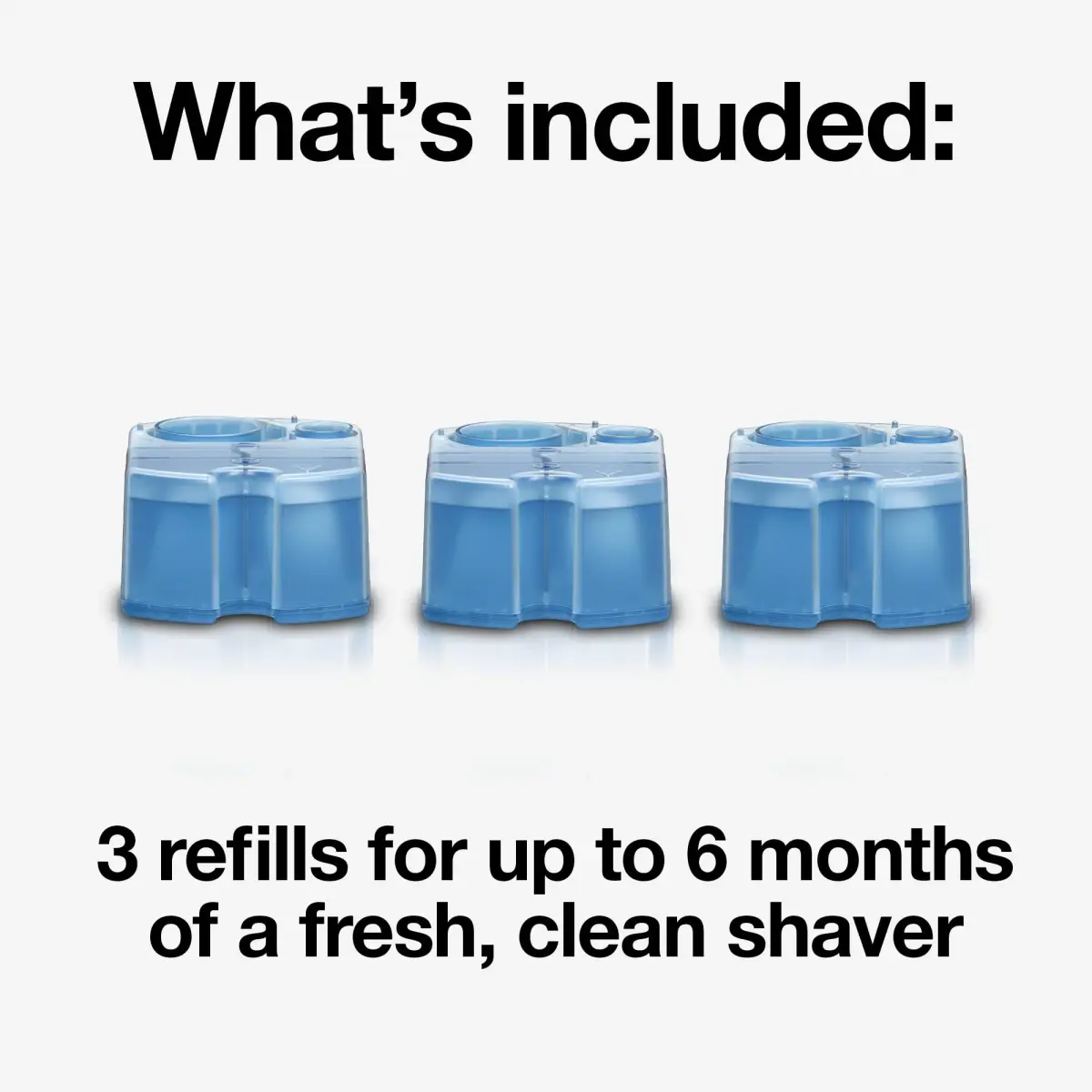 Braun Clean & Renew Refill Cartridges CCR 3 (500ml / 17.1 Fl Oz) | Keep Your Shaver Hygienically Clean - view 2