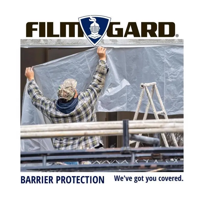 Film-Gard 2ML CLR Plastic Sheeting | Multi-Purpose 8'4"x200' | Durable Polyethylene Cover - view 6
