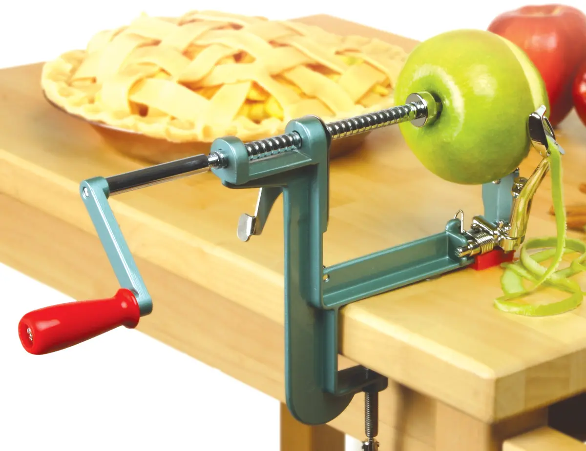 Norpro Apple Mate 1 Apple Potato Parer Slicer Corer 17.75 L x 11.25 W x 22.75 H Inches | Manual Kitchen Tool for Fruits & Vegetables - view 2