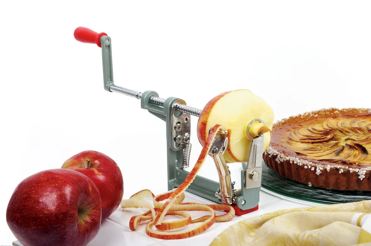 Norpro Apple Mate 1 Apple Potato Parer Slicer Corer 17.75 L x 11.25 W x 22.75 H Inches | Manual Kitchen Tool for Fruits & Vegetables - view 3
