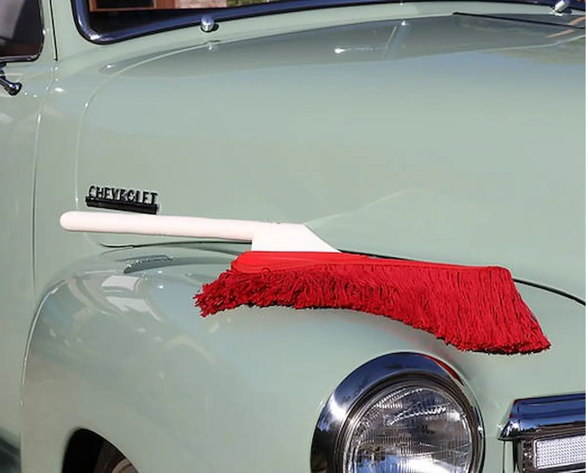 California Car Duster Standard Model with Plastic Handle and Red Wax Treated Cotton Mop 62443 | Dust Removal Tool for Cars - view 6