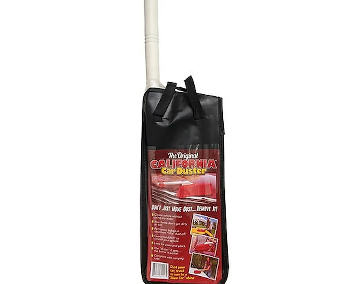 California Car Duster Standard Model with Plastic Handle and Red Wax Treated Cotton Mop 62443 | Dust Removal Tool for Cars - view 3