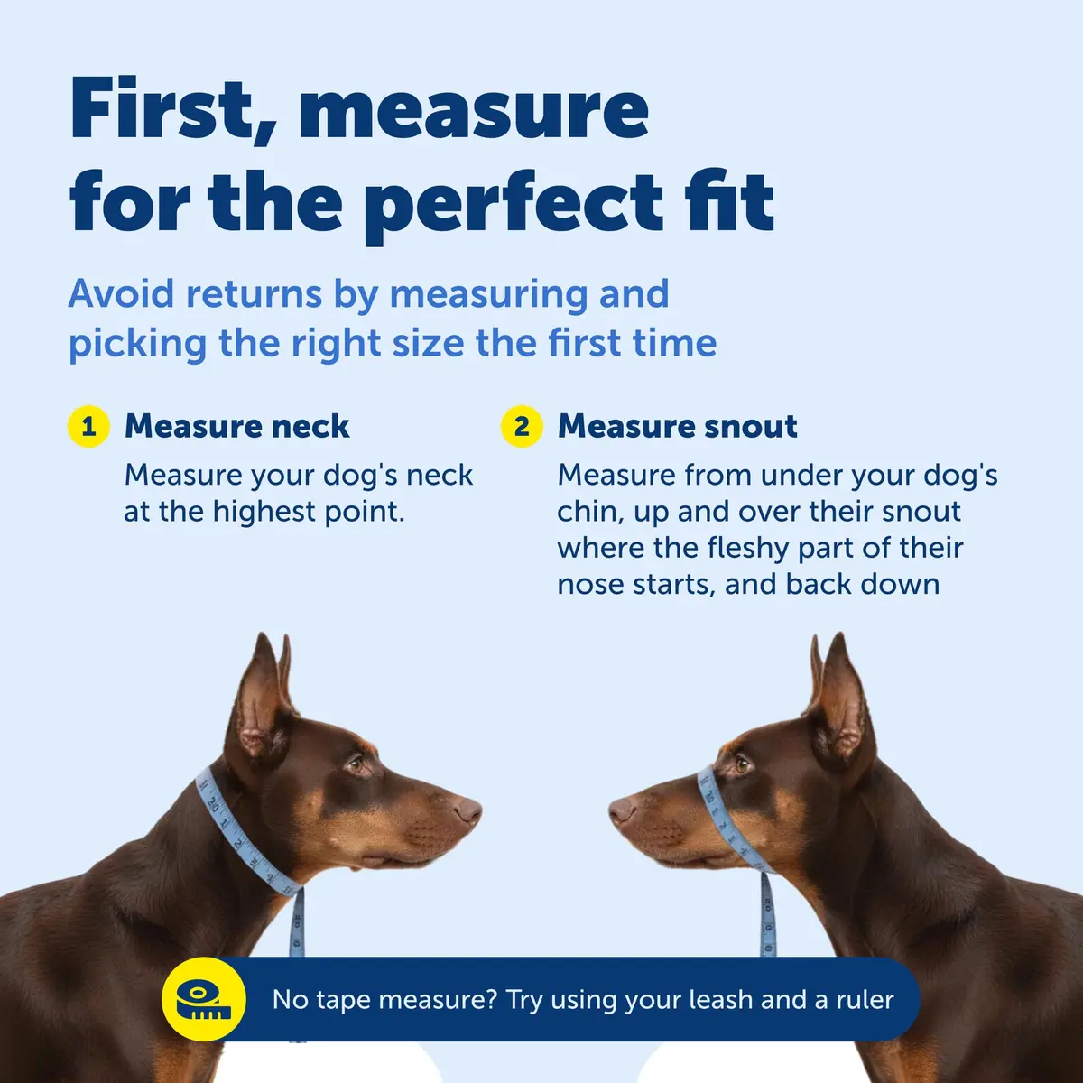 PetSafe Gentle Leader No Pull Dog Headcollar, Fawn, Medium | Veterinary-Designed, Adjustable, Comfort Fit - view 6