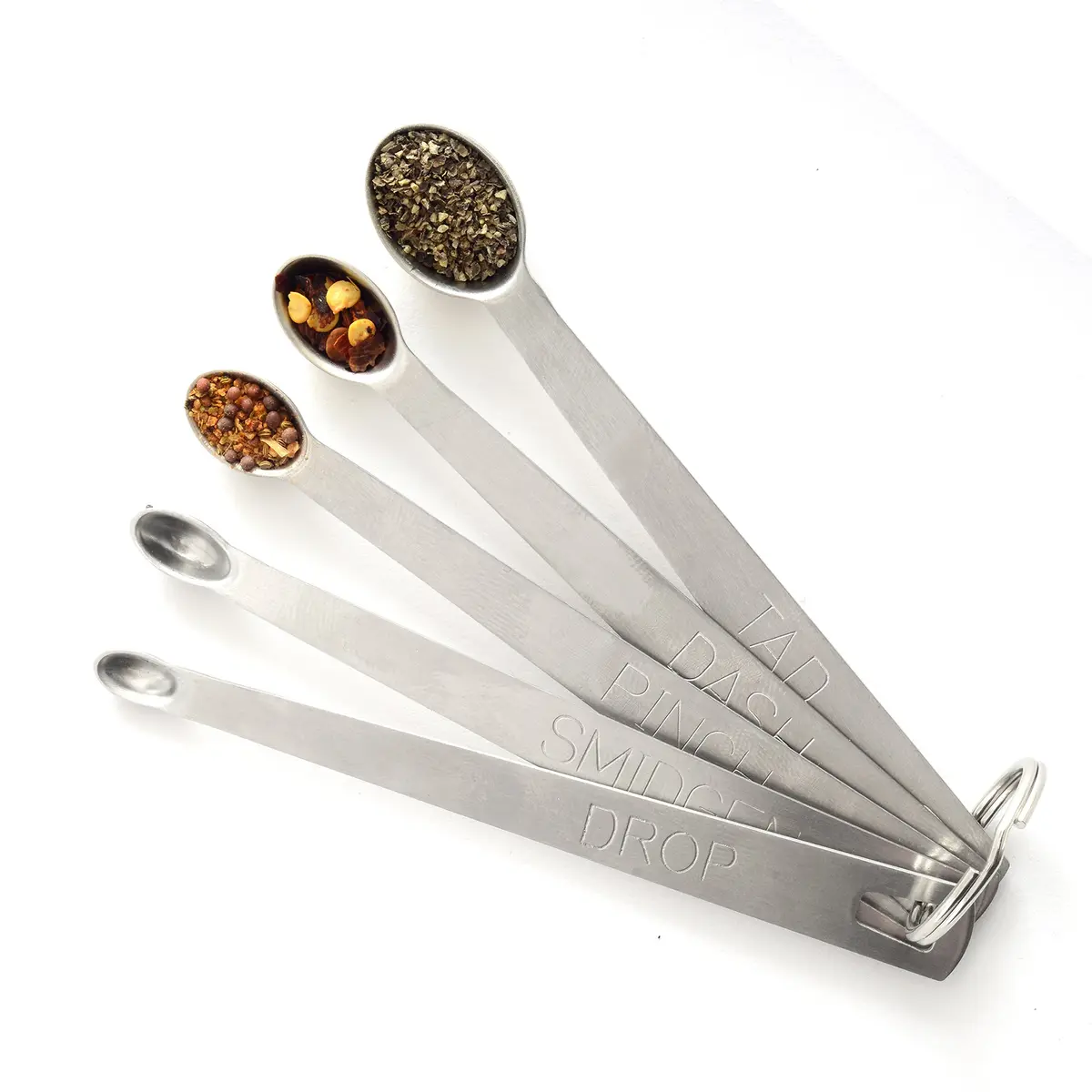 Norpro Mini Stainless Steel Measuring Spoons Set of 5 | Small, Precise, Durable Kitchen Tools - view 5