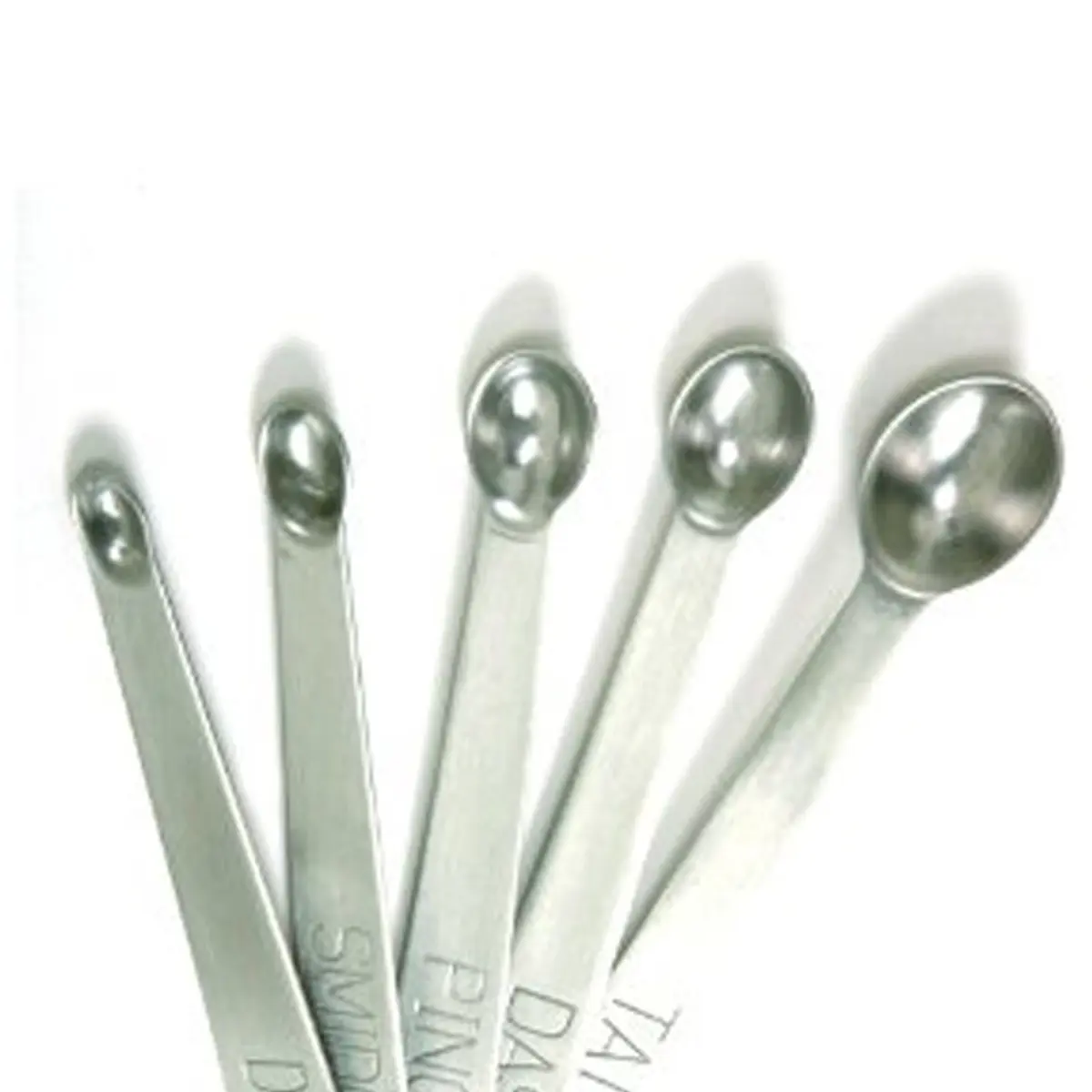 Norpro Mini Stainless Steel Measuring Spoons Set of 5 | Small, Precise, Durable Kitchen Tools - view 2