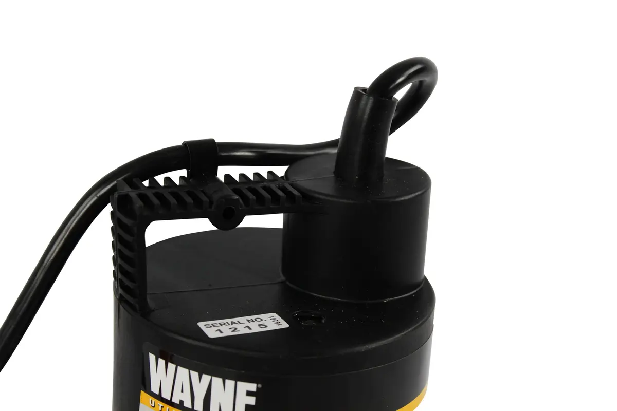 Wayne RUP160-1/6 HP Reinforced Thermoplastic Submersible Multi-Use Pump - Up to 3,100 GPH, Heavy Duty - view 4