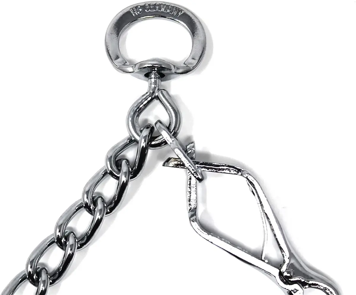 Herm Sprenger Chrome Plated Steel Training Prong Collar with Quick Release Snap for Dogs, 21-22 in (55cm) x 3mm, Neck Size UP to 18 inches - view 6