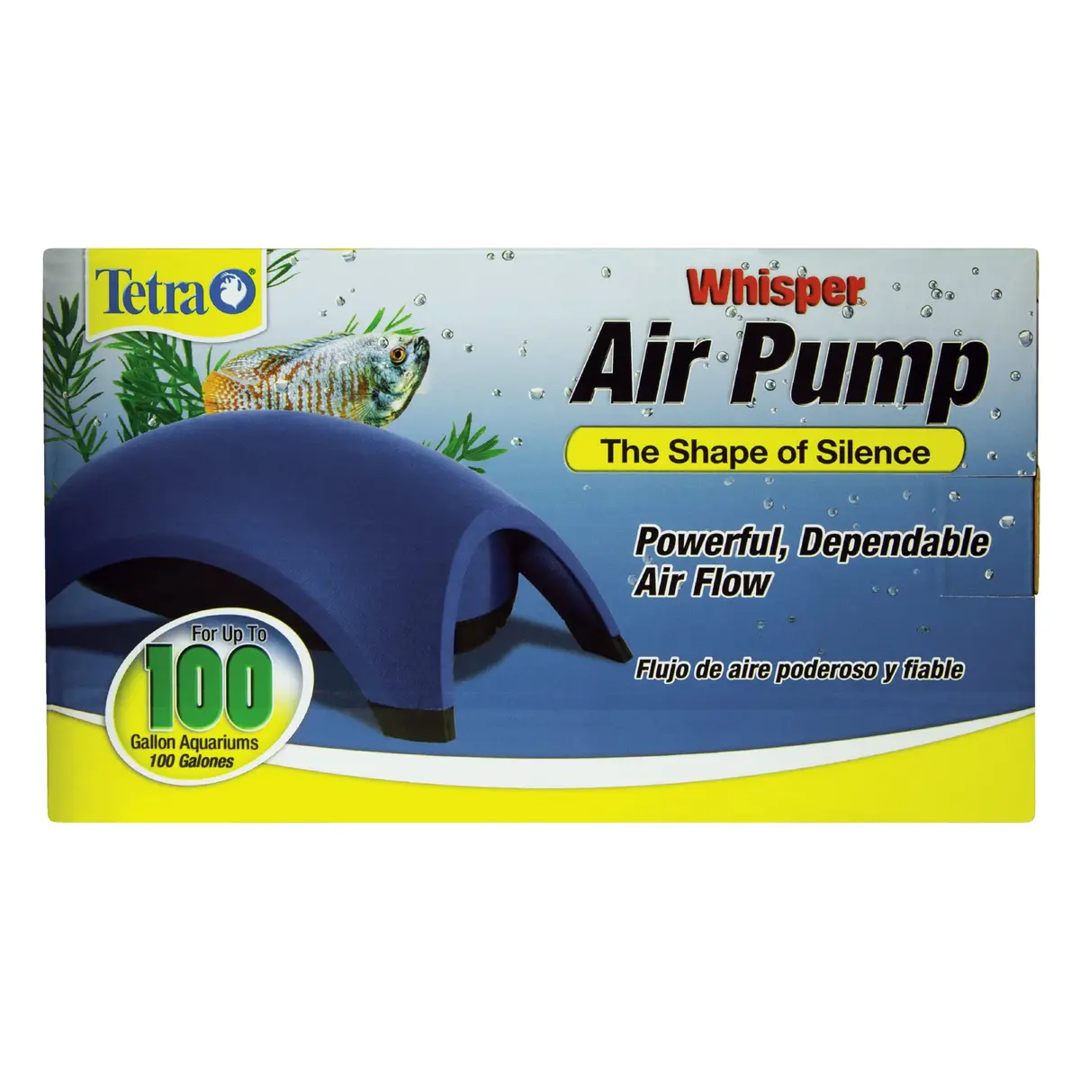 Tetra Whisper Air Pump for Aquariums Up to 100 Gallons | Quiet, Dependable Aeration (70-120 chars) - view 5
