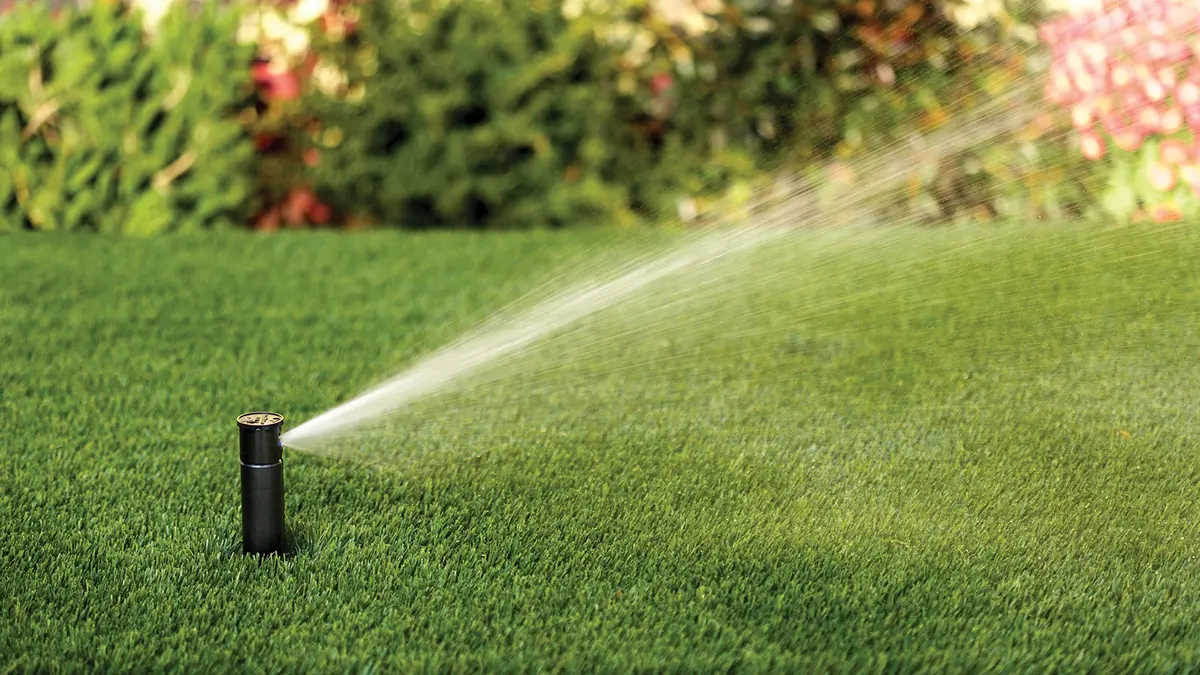 Rain Bird 32SA Gear Drive Rotor, Full Circle, 19-32 Feet | Water-Saving Rain Curtain Nozzle Technology - view 5
