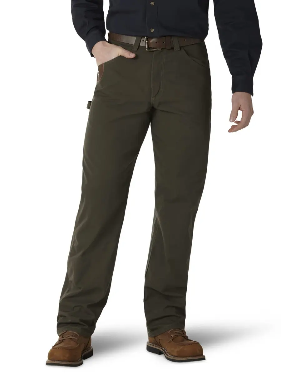 Wrangler Carpenter Jean Loden 38W x 34L | Durable Workwear with Comfort Fit - main product image
