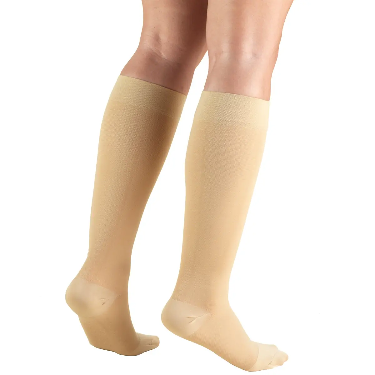 Truform 20-30 mmHg Compression Stockings for Men and Women | Knee High, Beige, 3X-Large - view 5