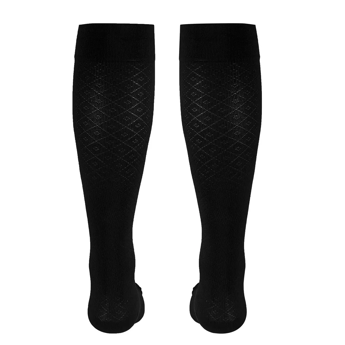 Truform Compression Socks, 15-20 mmHg, Women's Dress Socks, Knee High Over Calf Length, Black, Medium | Graduated Support for Leg Comfort - view 7
