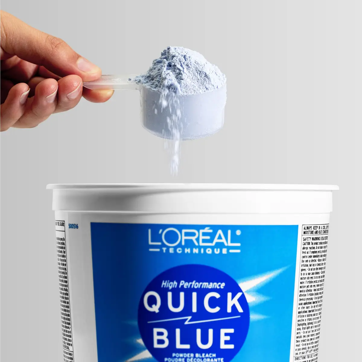 L'OREAL TECHNIQUE Quick Blue High Performance Powder Lightener 16oz | No Drip, Fast & Bright Results - view 4