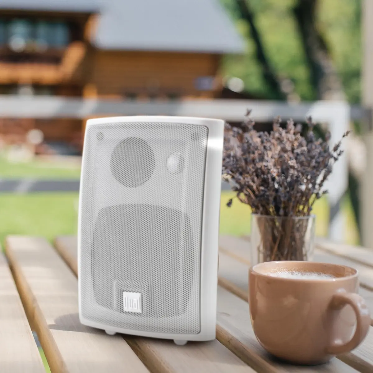 Dual Electronics LU43PW 4" 3-Way Indoor Outdoor Wired Speakers Weatherproof | Weather-Resistant, 4-Inch Woofer, 50W - view 5