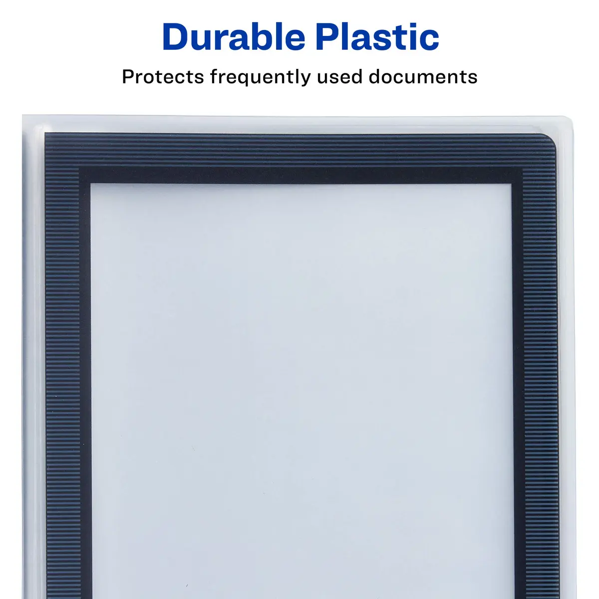 Avery Flexi-View Presentation Book, Clear Front Window, 24 Non-Stick Pages, Black Cover | Professional Document Organizer - view 5