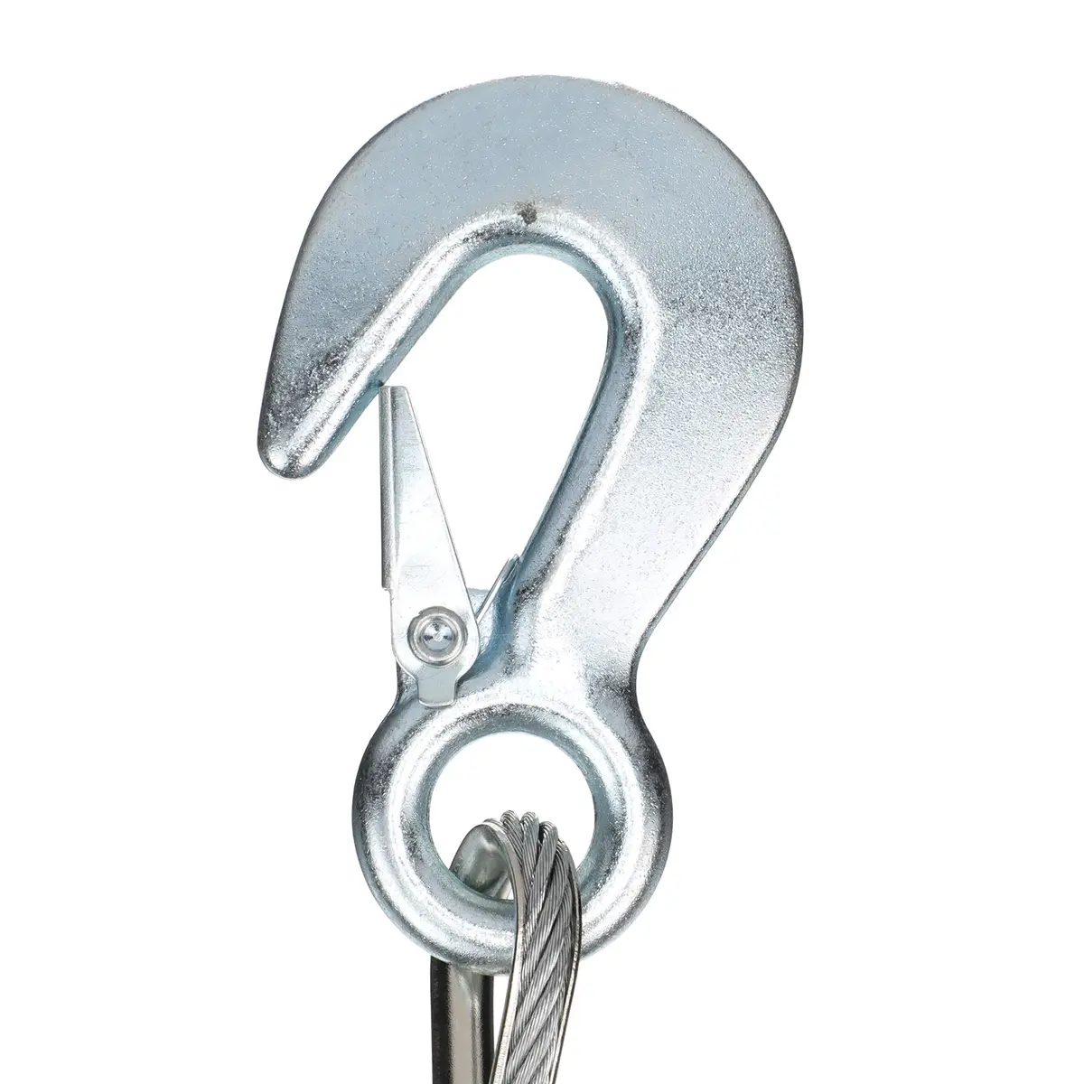 Seachoice Steel Winch Cable w/Safety Hook, 3/16 in. (4.76mm) x 25 ft. (7.62m), 4000-Lb. Tensile Strength | Heavy-Duty Marine Cable - view 4