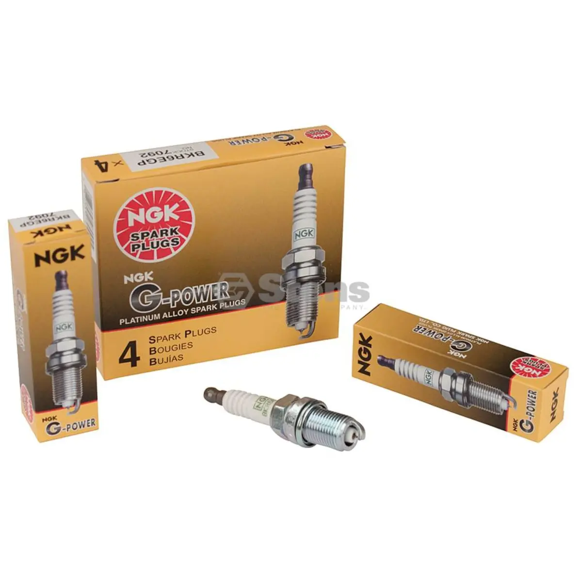 NGK Spark Plug Stock # 7092 | Platinum Metal for Vehicle Ignition (70-120 chars) - view 2