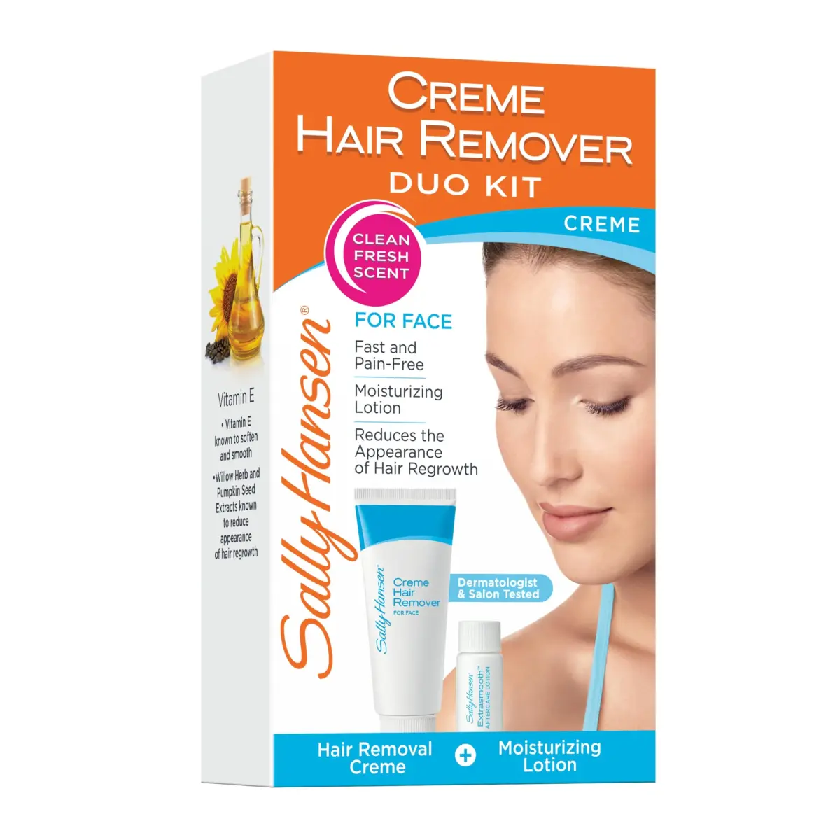 Sally Hansen Hair Remover Kit for Face - Gentle & Effective Hair Removal - main product image