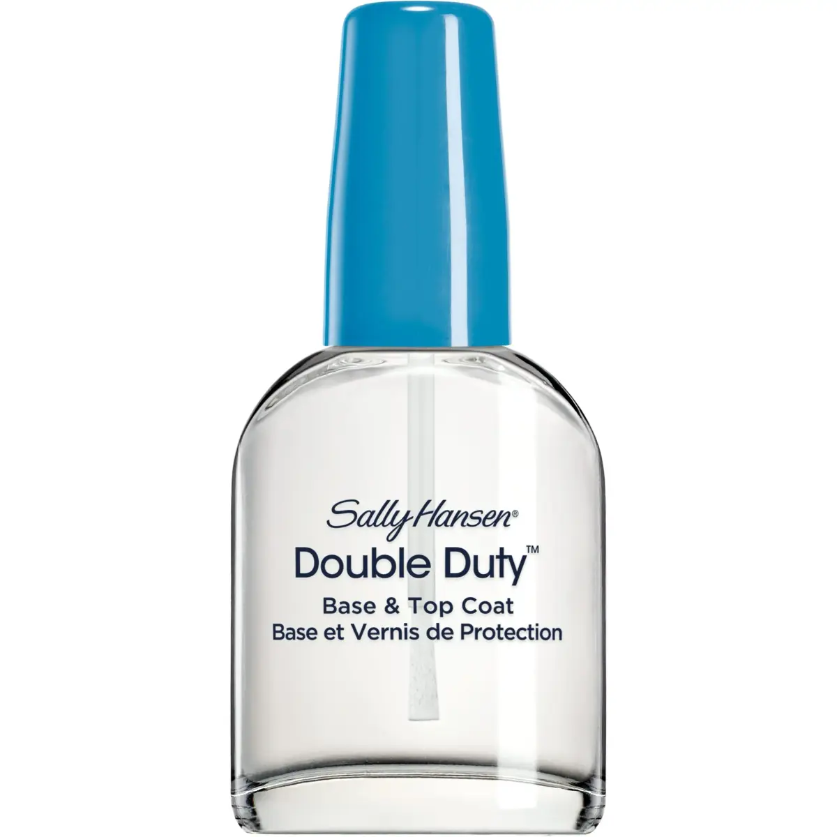 Sally Hansen Double Duty Base and Top Coat 13ml (0.45 Fl Oz) | Chip-Resistant Shine & Strength - main product image