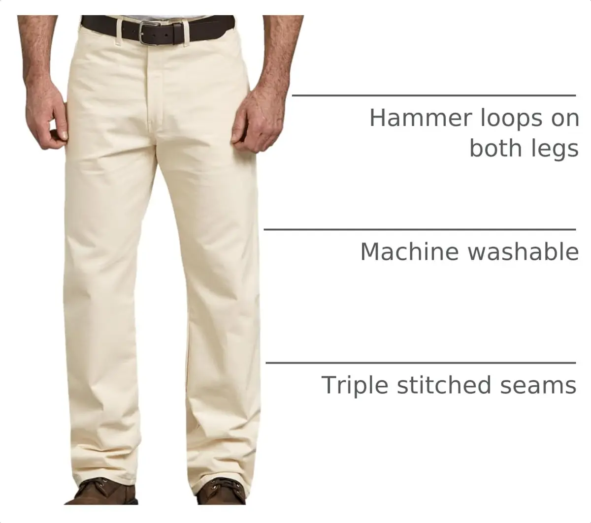 Dickies Painter's Utility Pant Relaxed Fit 34W x 34L | Durable Workwear for Men - view 4