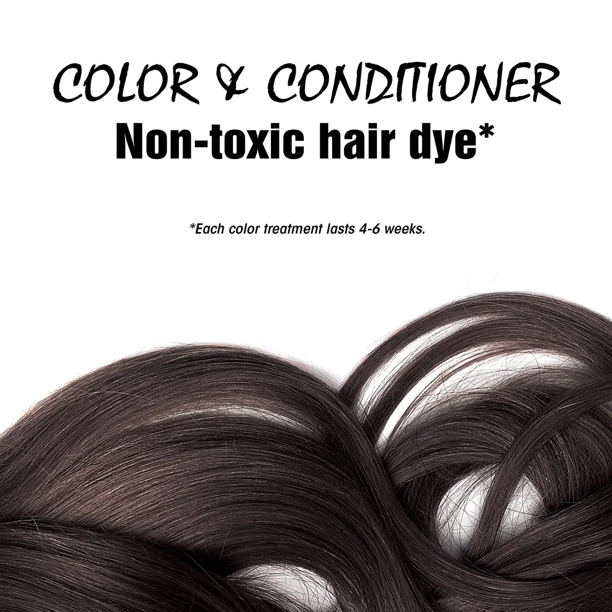 Light Mountain Henna Hair Color & Conditioner, Black, 4 Oz | Natural Botanical Semi-Permanent Hair Dye - view 3