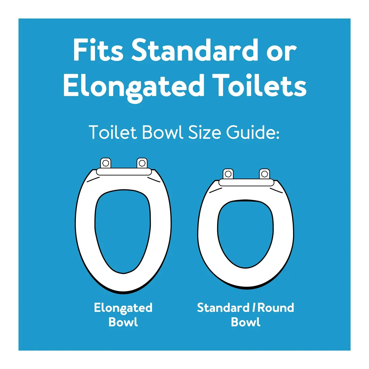 Carex Toilet Seat Riser Adds 5 Inches of Height | Elevated & Raised Toilet Seat with 300 lbs Capacity - view 3