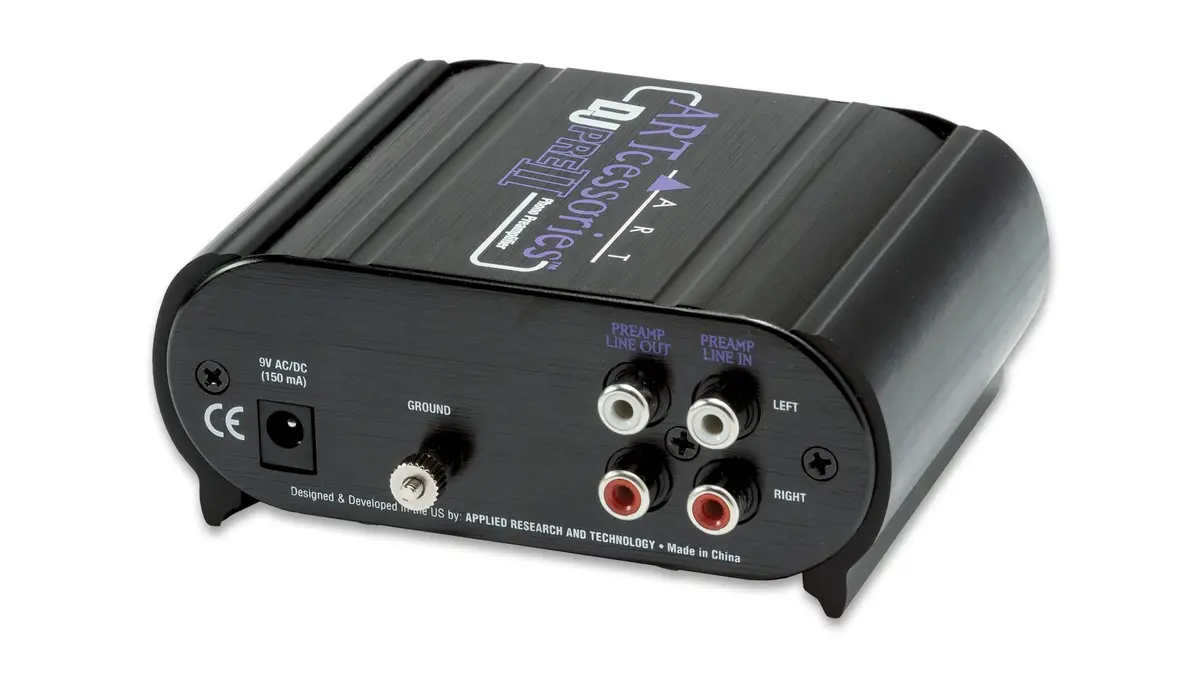 ART DJPREII Phono Preamplifier 12V DC (0.42 Fl Oz) | Connect Turntables to Audio Systems - view 2