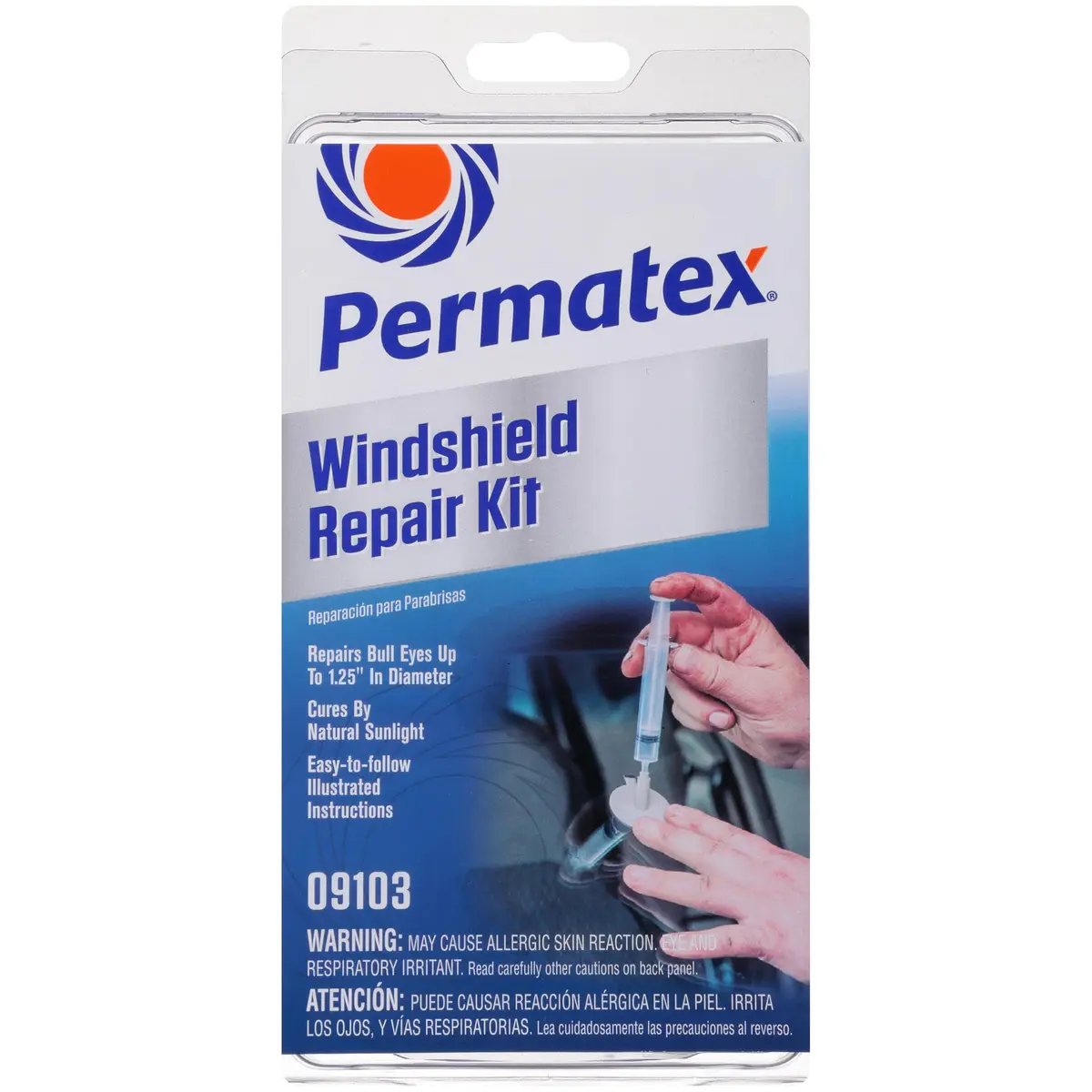 Permatex Windshield Repair Kit 0.73 oz. | Permanent Air-Tight Fix for Chips & Cracks - main product image