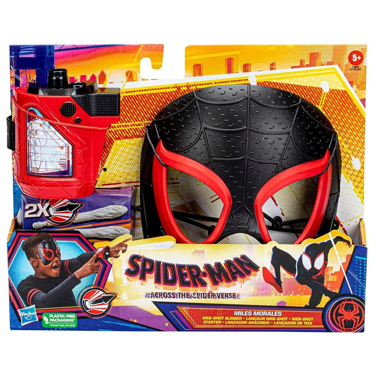 Marvel SPD Swift Web Shot Costume Mask | Comic Character Design for Kids & Collectors - main product image