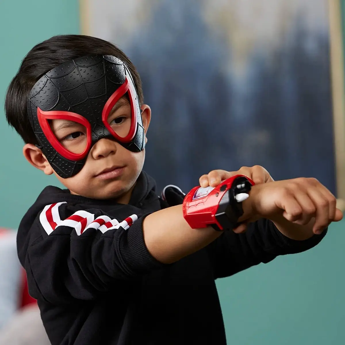 Marvel SPD Swift Web Shot Costume Mask | Comic Character Design for Kids & Collectors - view 3