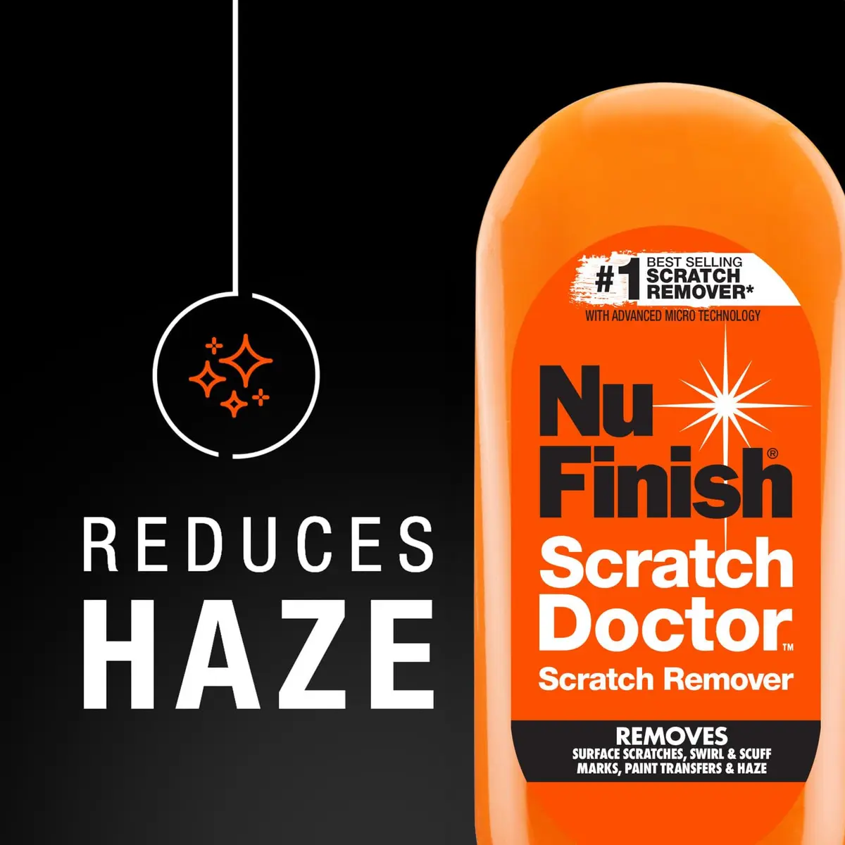 Nu Finish Scratch Doctor Car Scratch Remover 192ml (6.5 Oz) | Eliminates Paint Scrapes, Scuffs, Haze and Swirls - view 3