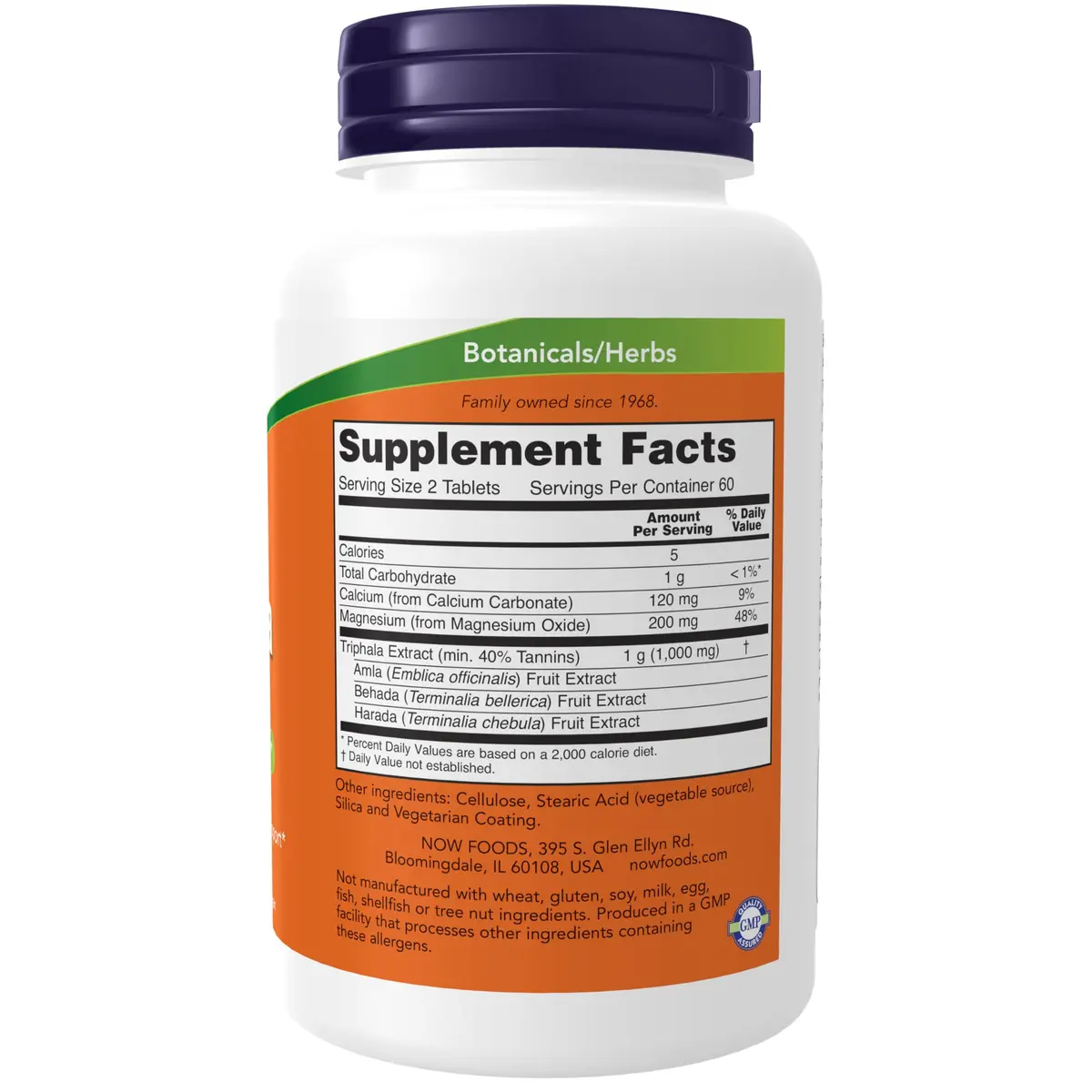 NOW Triphala 500 mg | Ayurvedic Digestive & Antioxidant Support, 120 Tabs - view 2