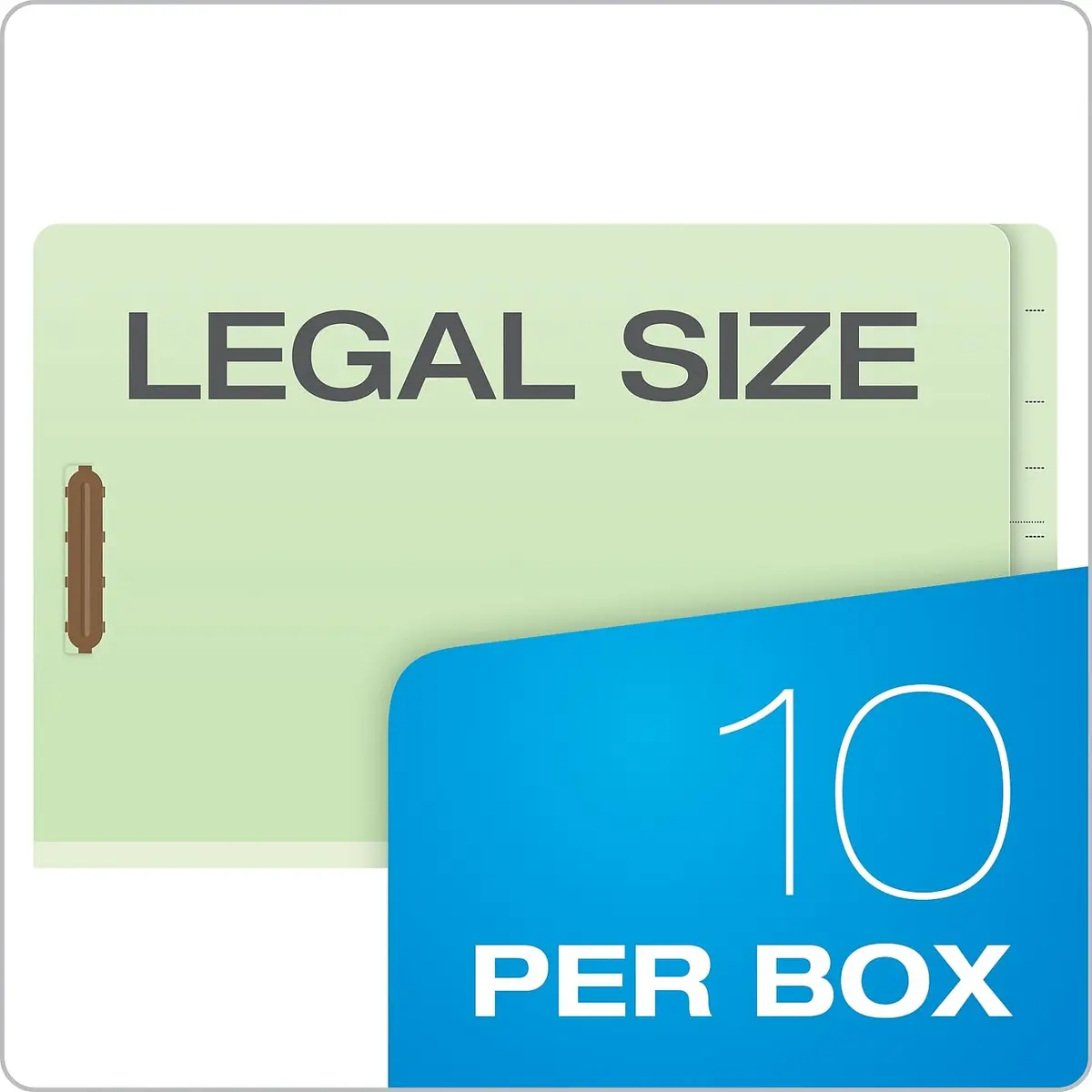 Pendaflex Pressboard End-Tab Classification Folders, Legal Size, 10/BX | 400 Sheet Capacity - view 7