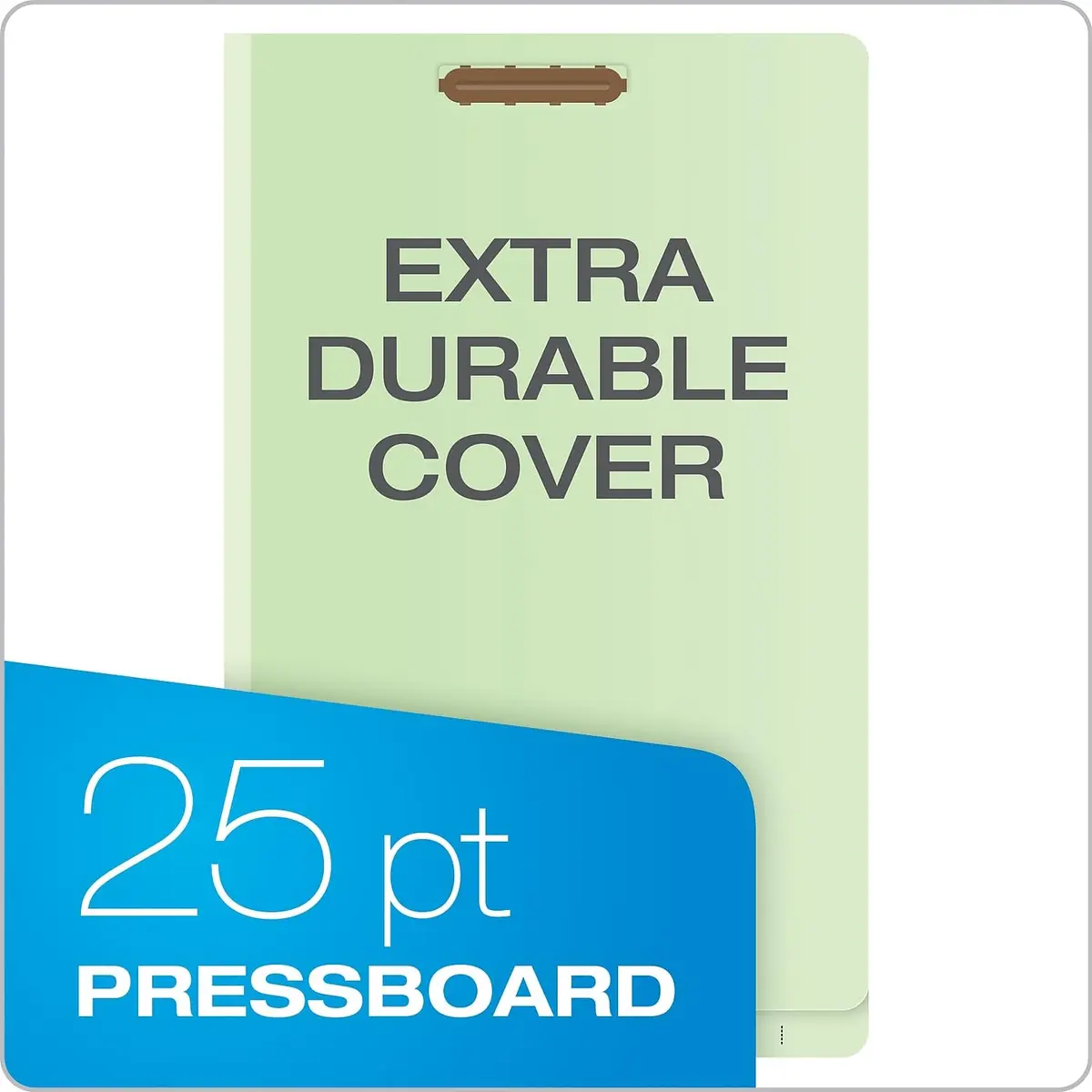 Pendaflex Pressboard End-Tab Classification Folders, Legal Size, 10/BX | 400 Sheet Capacity - view 3
