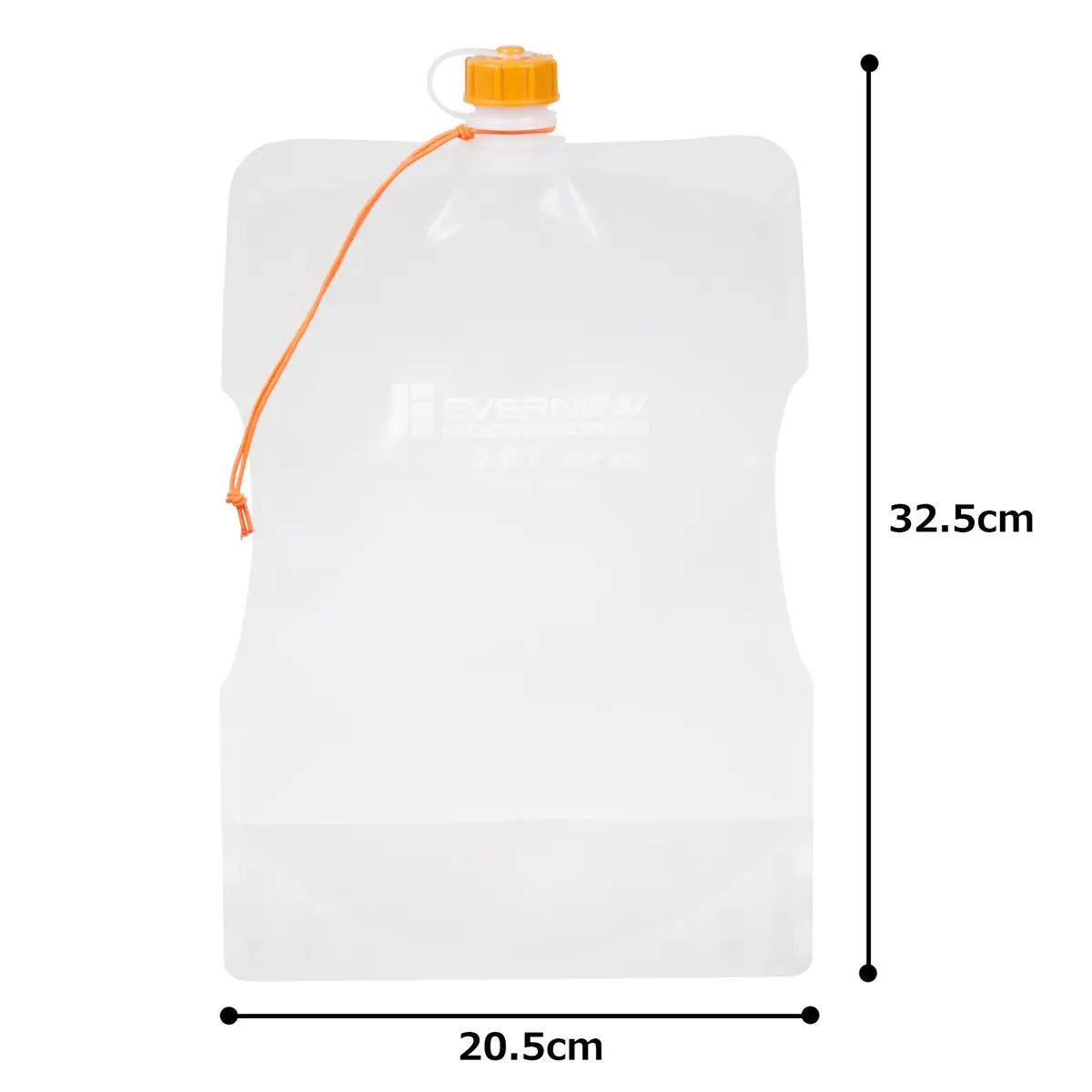Evernew Water Carry System 2L | Shock Cord & Gusseted Bottom for Outdoor Use - view 4