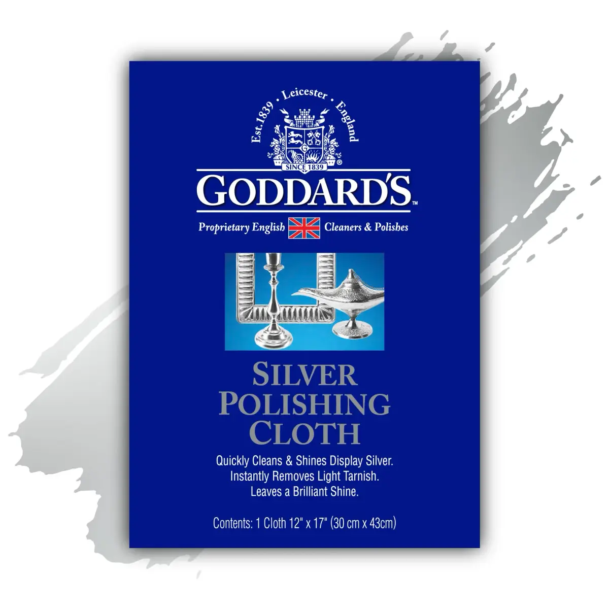 Goddard's Silver Polishing Cloth 1 Pack | Instantly Removes Tarnish & Protects Silver - main product image